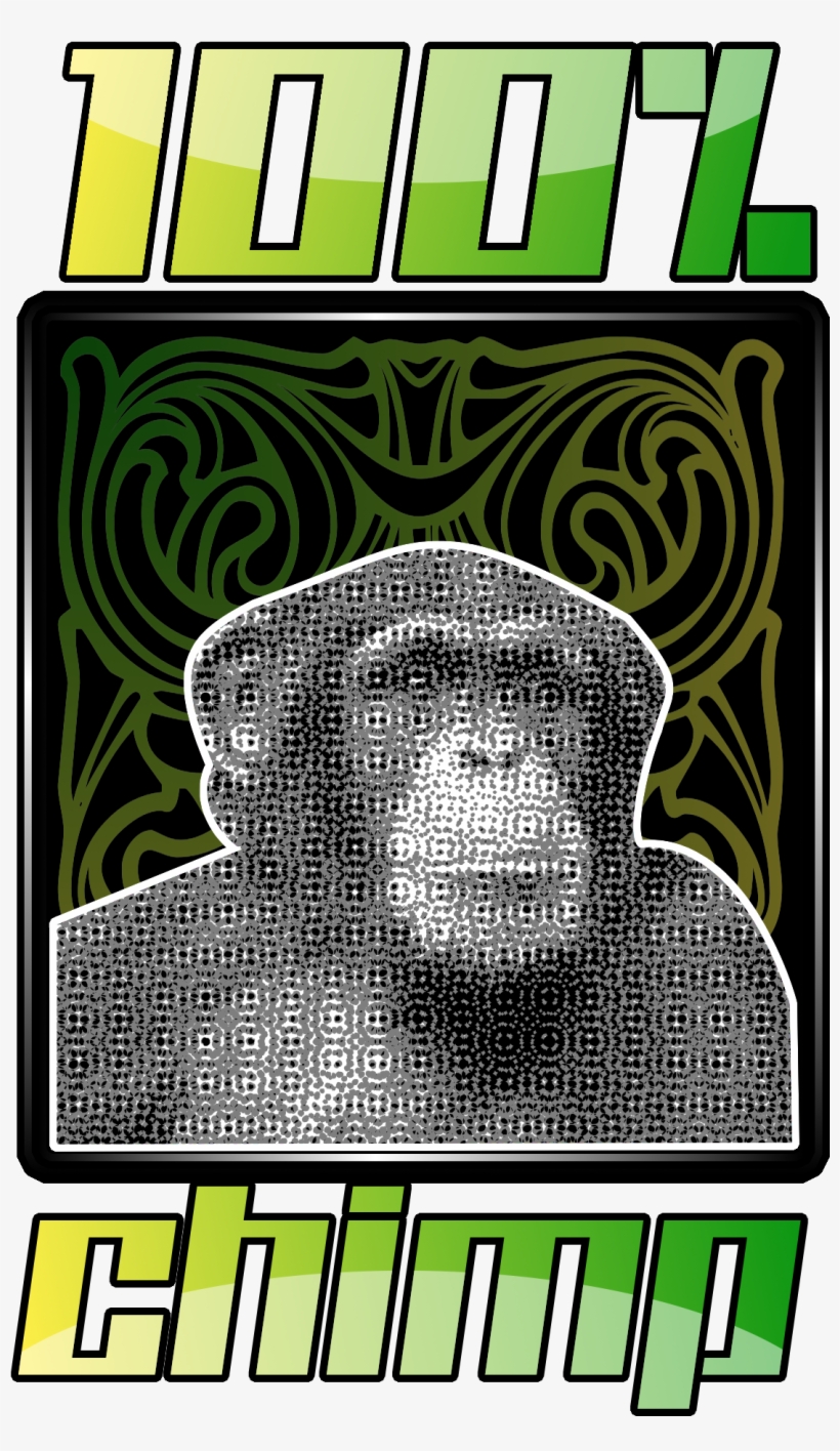 Chimpanzee, transparent png