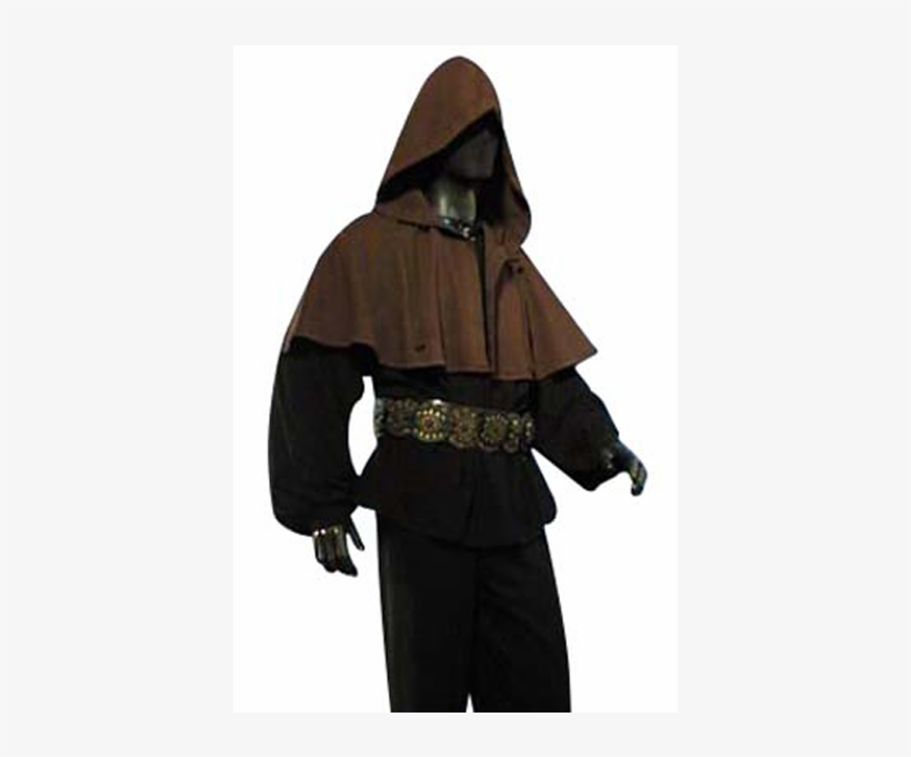 Medieval Hood Ideal For Larp, Sca And Costume - Mask, transparent png