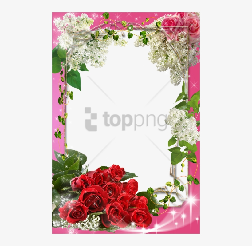 Free Png Flower Frame Photoshop Png Image With Transparent - Flower Frame Png, transparent png