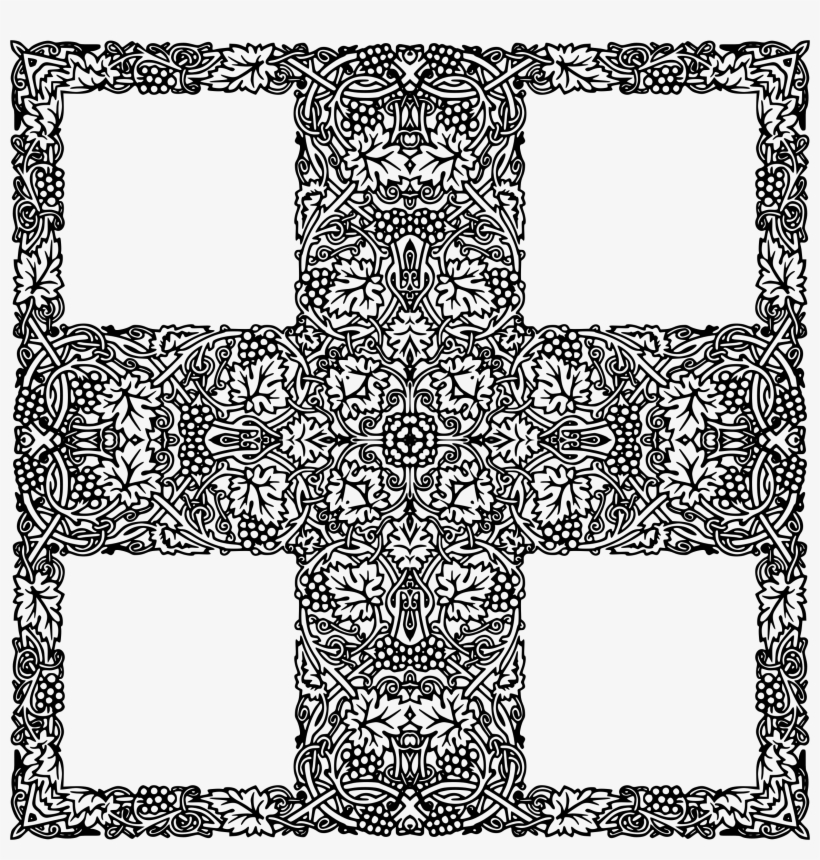 This Free Icons Png Design Of Grapevine Frame Extrapolated, transparent png