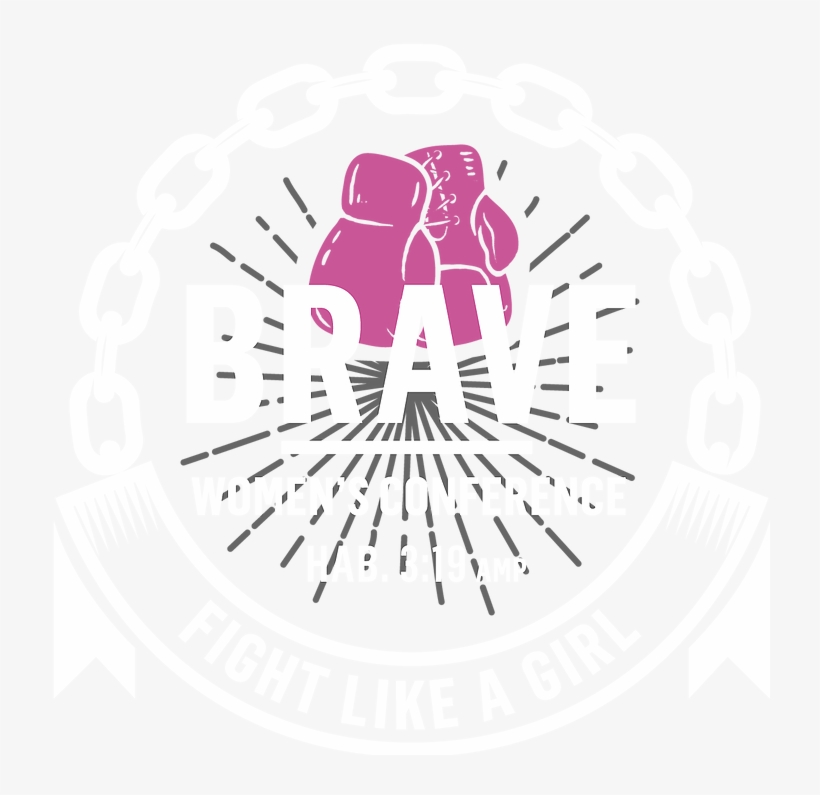 Wof180718 Brave Fight Like A Girl Logo - Illustration, transparent png