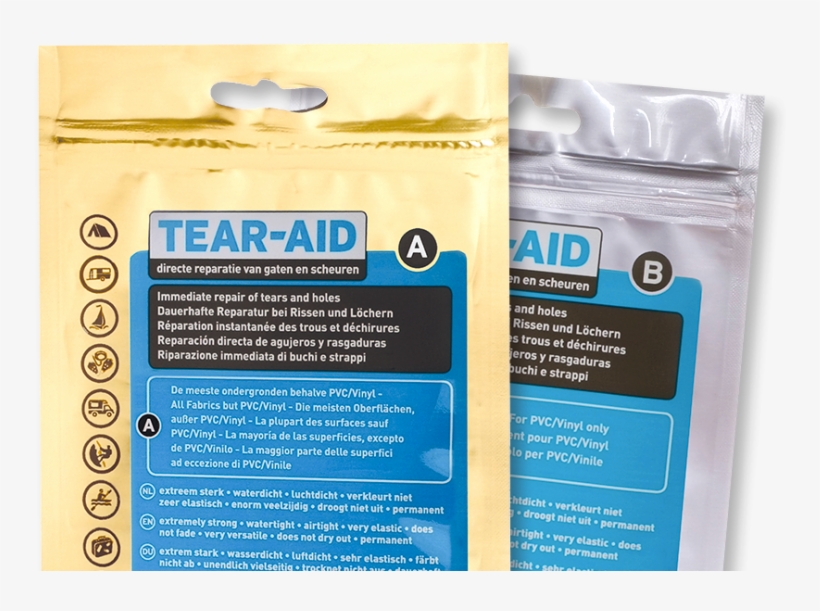 Tear-aid, The Indispensable Repair Patch For - Plastic, transparent png