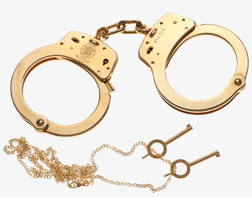 Kiki De Montparnasse Regulation Handcuffs Are Dipped - Gold Handcuffs Transparent Background, transparent png