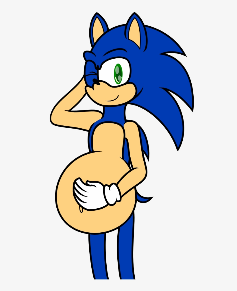 Mpreg Sonic Doodle - Cartoon, transparent png