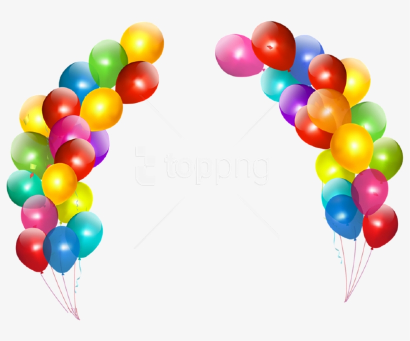 Free Png Download Colorful Balloons Decor Transparent - Balloon Png, transparent png