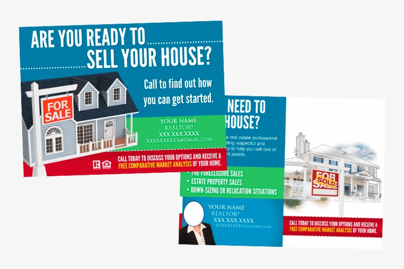 Direct Mail Postcards An Interview With Joy Gendusa - Real Estate Flyer Call To Action, transparent png