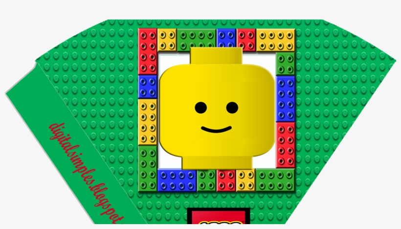 Um Blog De Kits De Personalizados, Moldes E Tudo Para - Moldes Para Pop Corn De Lego, transparent png