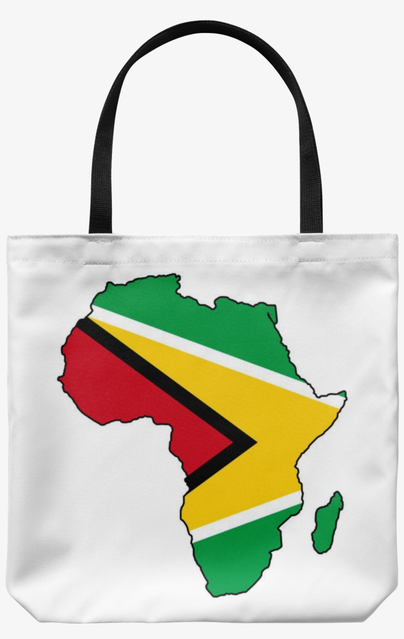 Africa Guyana Tote Bag - African Map Png Transparent, transparent png
