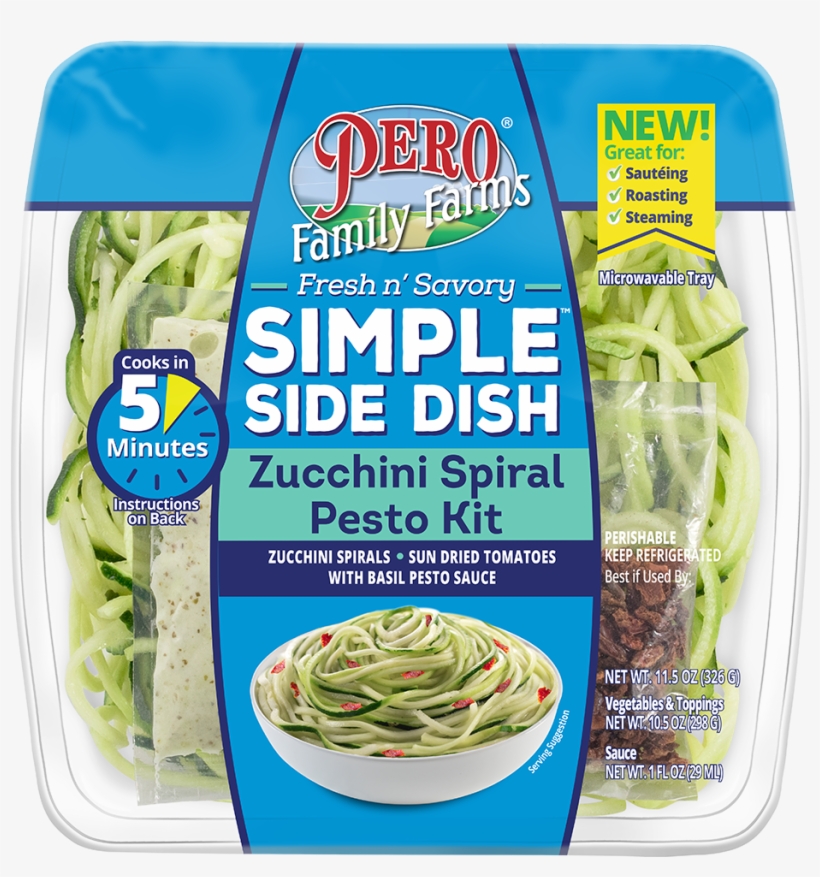 Spiral Pesto Kit Pero - Pero Family Farms Zucchini Spirals, transparent png