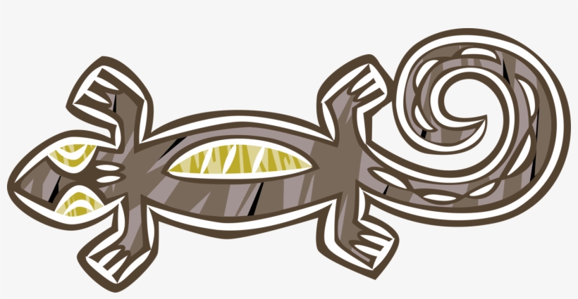 Vector Illustration Of Salamander Lizard-like Amphibian - Illustration, transparent png