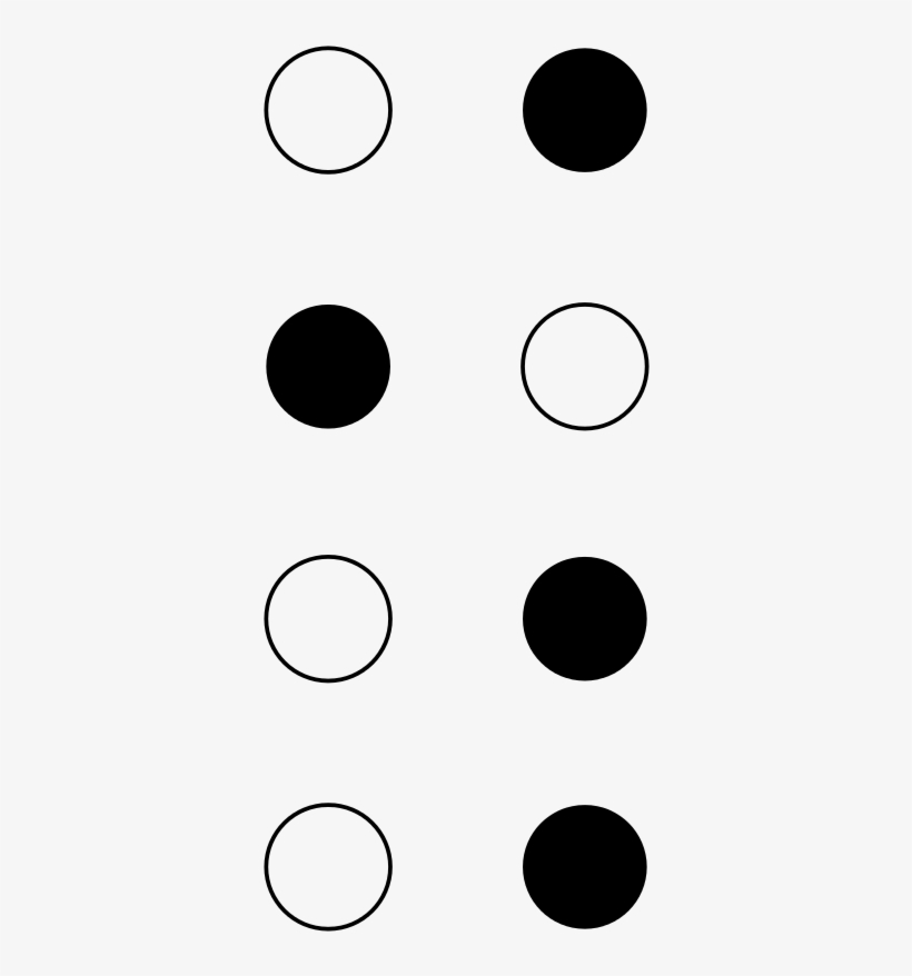 File - Braille8 Dots-4268 - Svg - Circle, transparent png