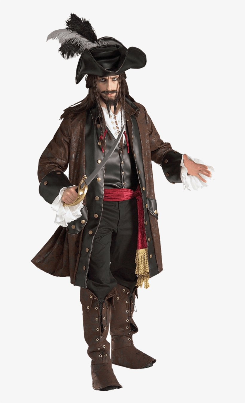 Mens Grand Heritage Caribbean Pirate Costume - Adult Pirate Costume Men, transparent png
