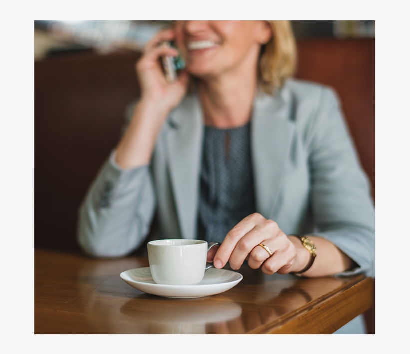 Conversations With Rosie - คน ยืน ถือ แก้ว กาแฟ, transparent png