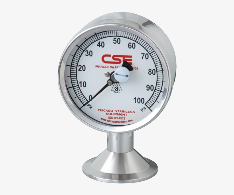 Pressure Gauge Tri Clamp, transparent png