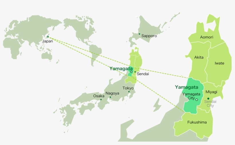 Peragine's Black Map Japan, 61x46cm - Japan, transparent png
