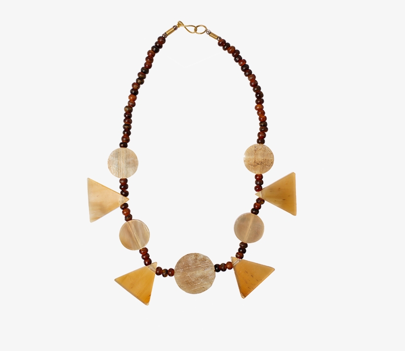 Horn And Bone Tribal Pattern Necklace - Necklace, transparent png