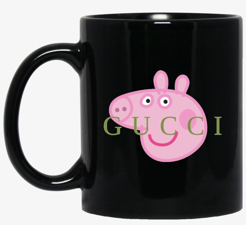 Peppa Pig Gucci Mug - Mug, transparent png
