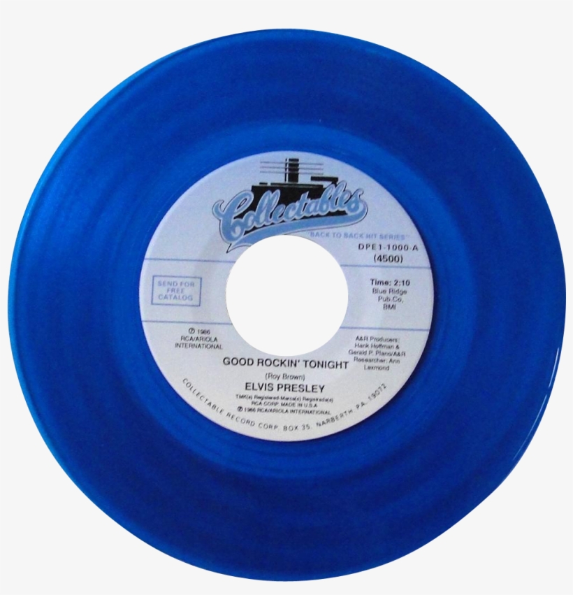 Elvis Presley On Collectables - Label, transparent png