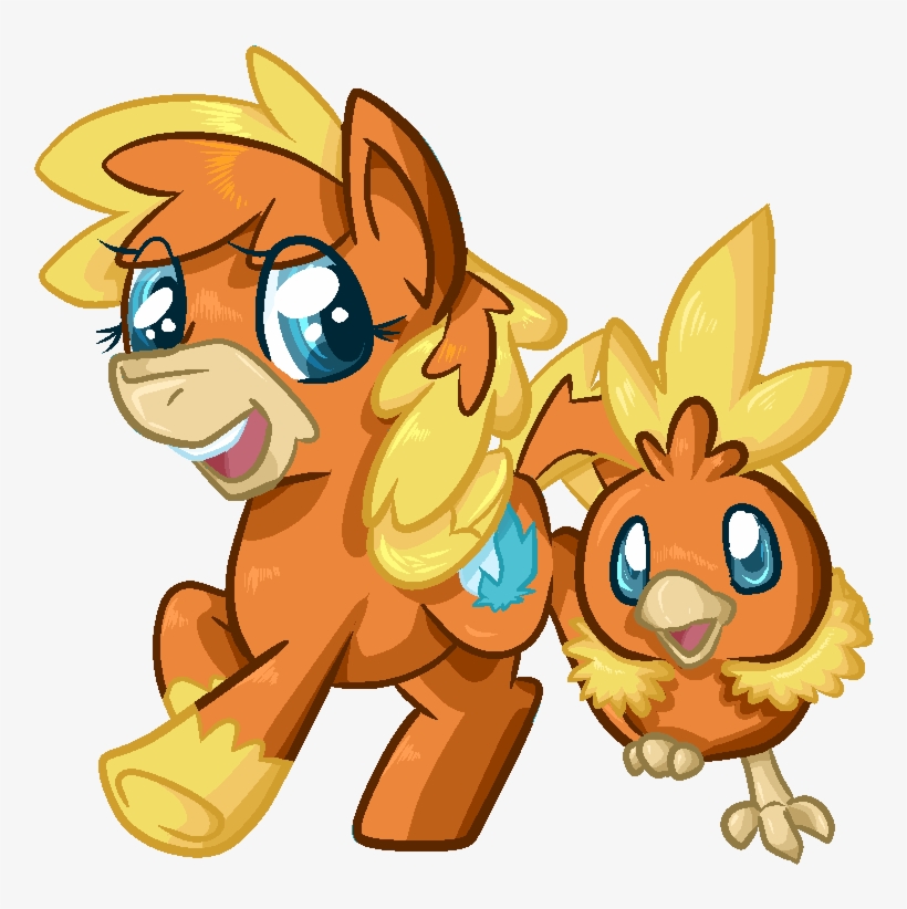 Ponify - Torchic - Cartoon, transparent png