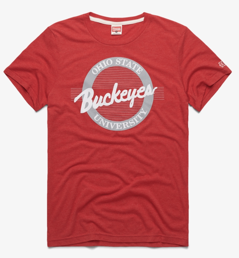 Retro Ohio State University Osu Buckeyes Vintage Inspired - Camiseta Roja Levis, transparent png
