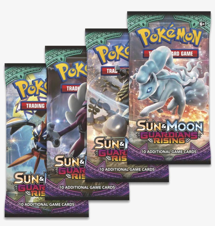 Sm Guardians Rising Booster Pack - Pokemon Tcg Guardians Rising, transparent png