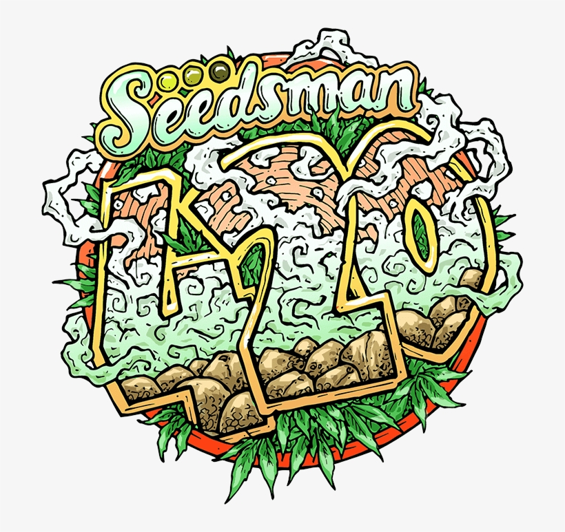 Ends In - Seedsman Strain Art, transparent png
