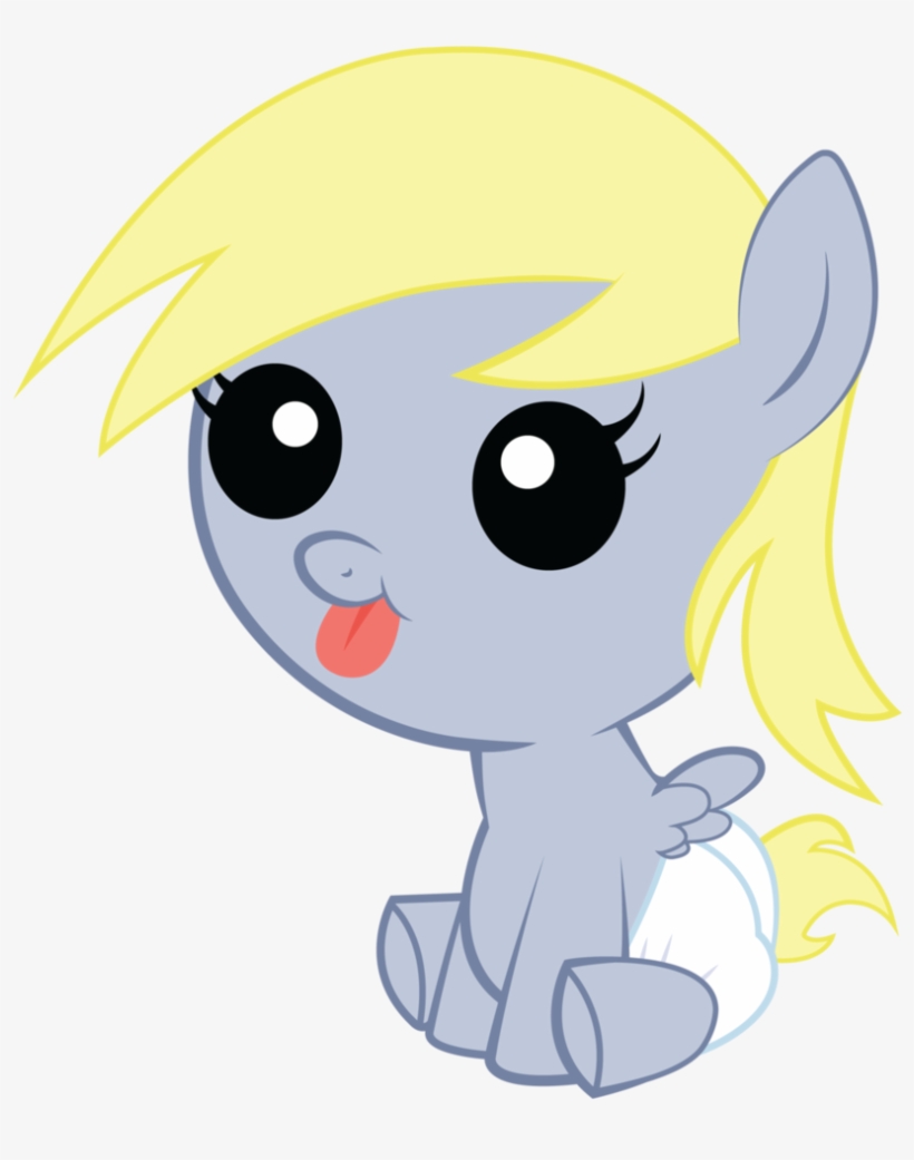 Baby Derpy By Tickleberrydude-d5x4e7l - My Little Pony Derpy Baby, transparent png