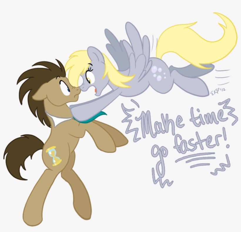 Potatoes Clipart Derpy - Derpy Ditzy And Doctor Whooves, transparent png