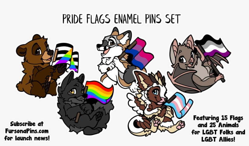 Fursona Pins - Cartoon, transparent png