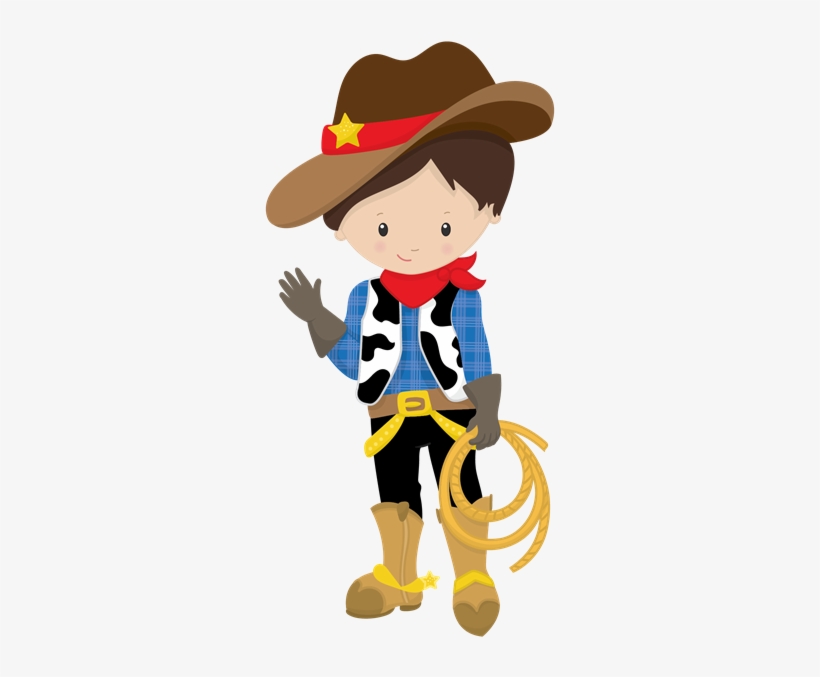 Cowboy Western Lil Buckaroo Birthday Invitations Choose - Cartoon Cowboy Toddler, transparent png