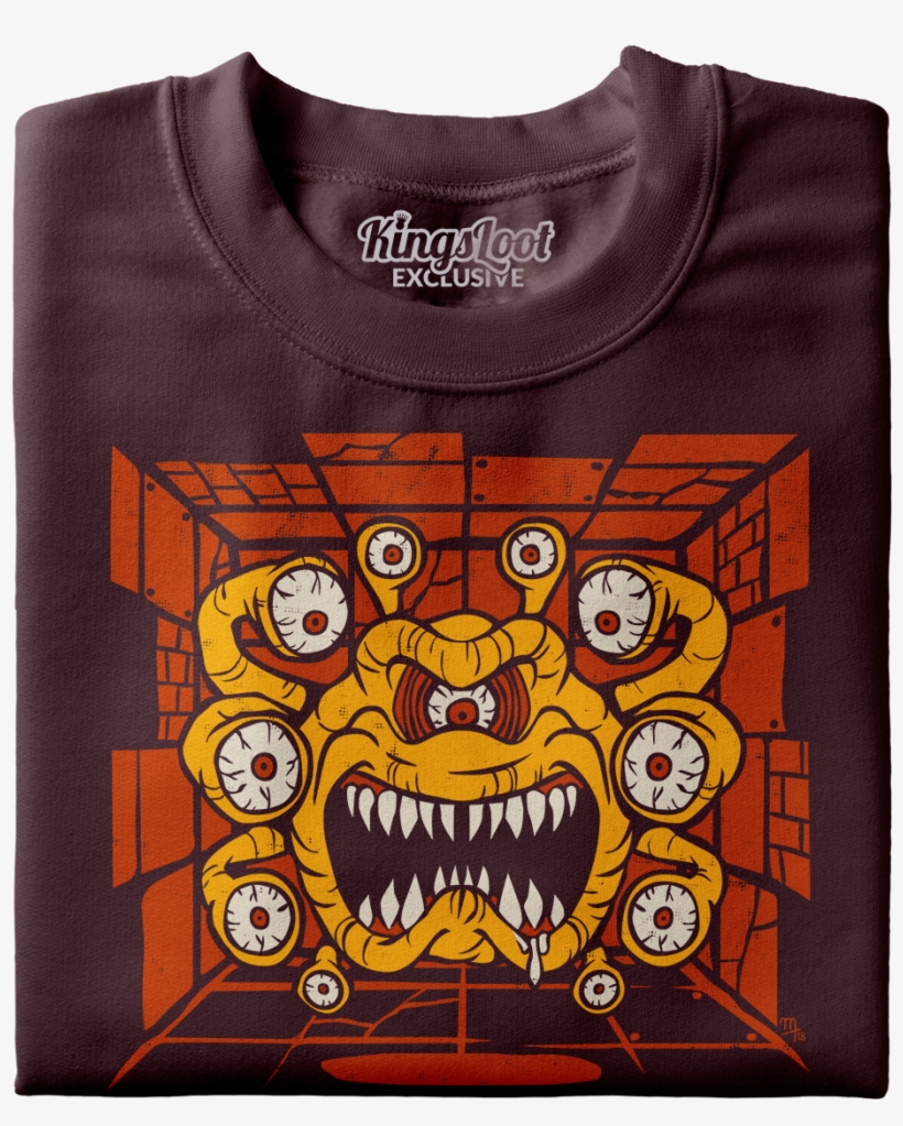 „dungeon Beholder“ Premium T-shirt - Illustration, transparent png