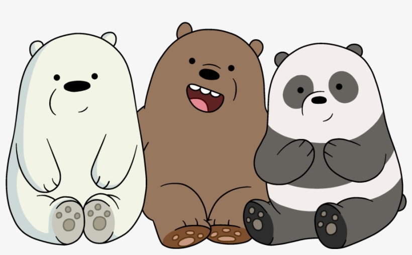 7213-1000 Bear Cubs, We Bear, - We Bare Bears Png, transparent png