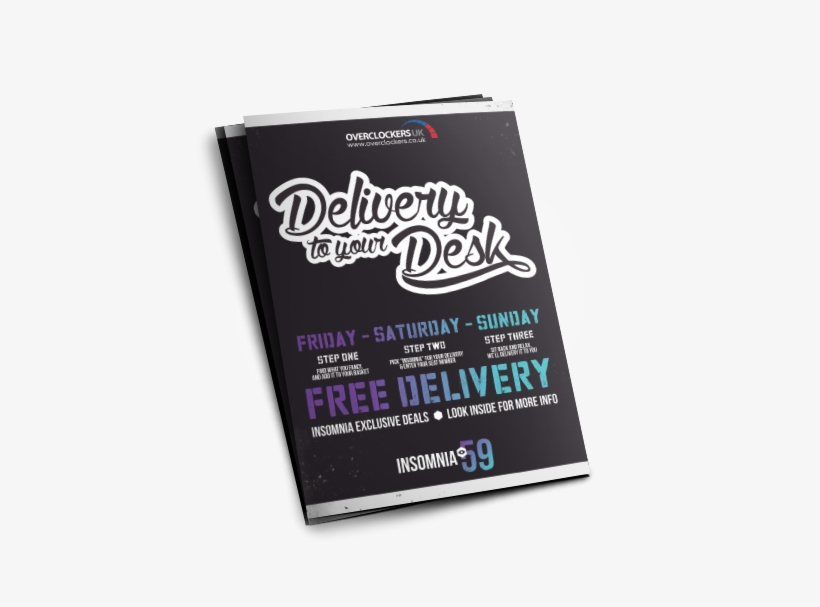 Image Of The Overclockers Uk Delivery To Your Desk - Flyer, transparent png