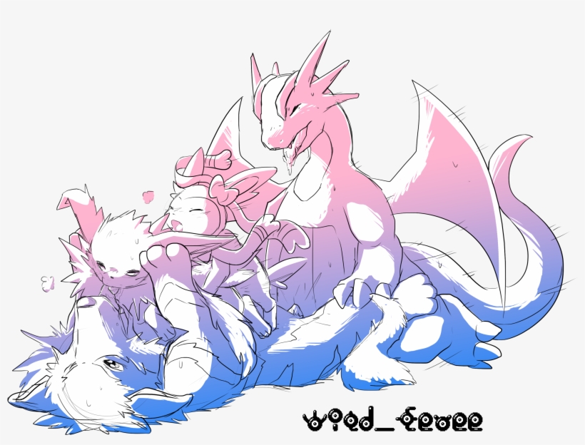 Download - Jolteon X Eevee, transparent png