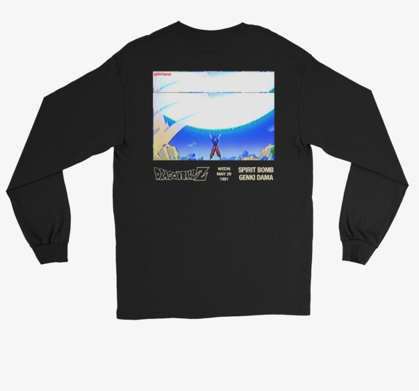 Dragon Ball Z Spirit Bomb Longsleeve - Long-sleeved T-shirt, transparent png