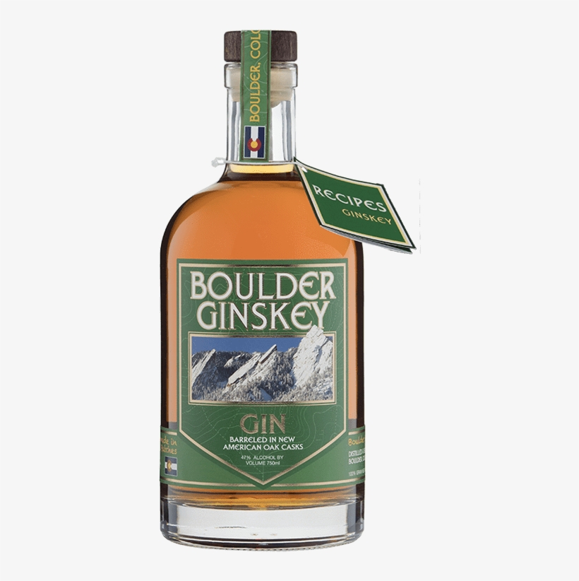 Boulder Spirits Ginskey Barrel Aged Gin 750ml Buy Online - Menta, transparent png