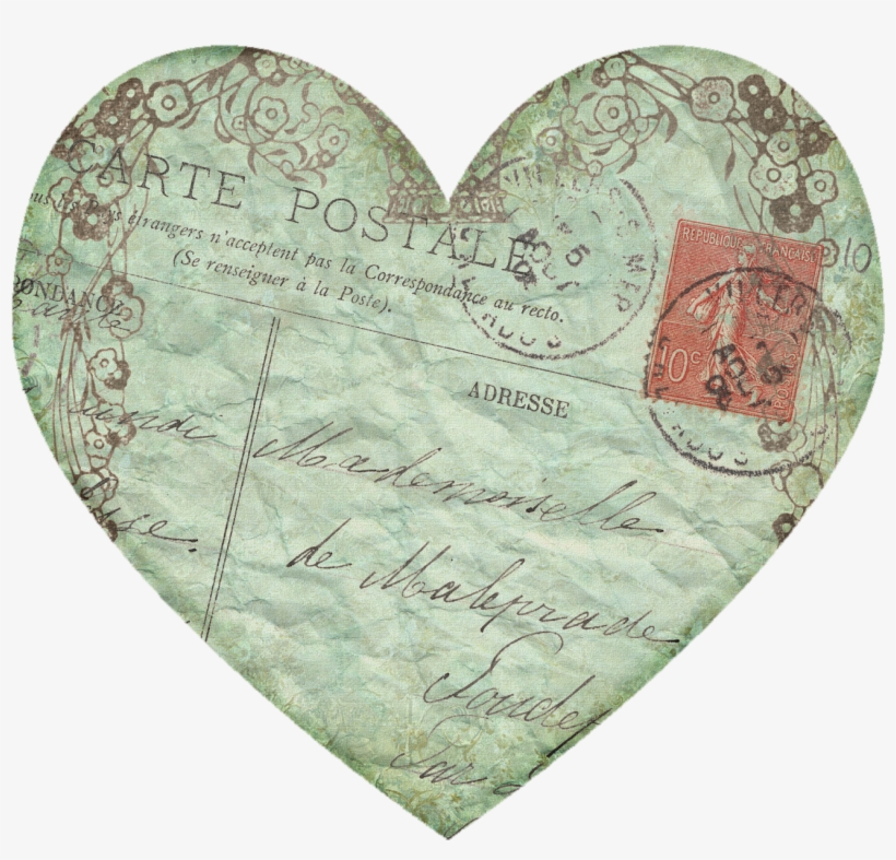 1600 X 1466 6 - Heart Png Vintage, transparent png