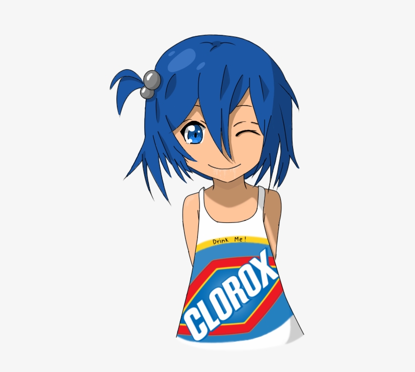 Clorox-chan - Cartoon, transparent png