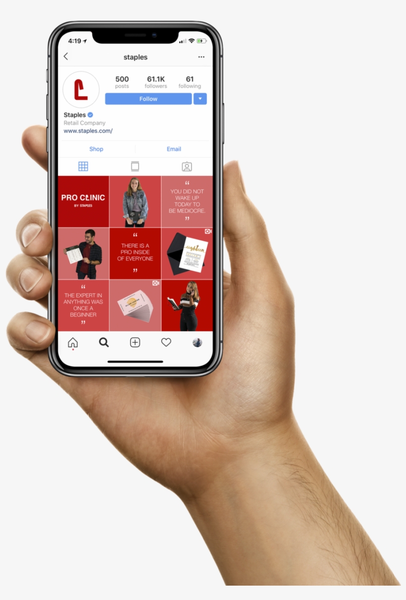 Insta Mock-up - Ios 12.1 3 Jailbreak, transparent png
