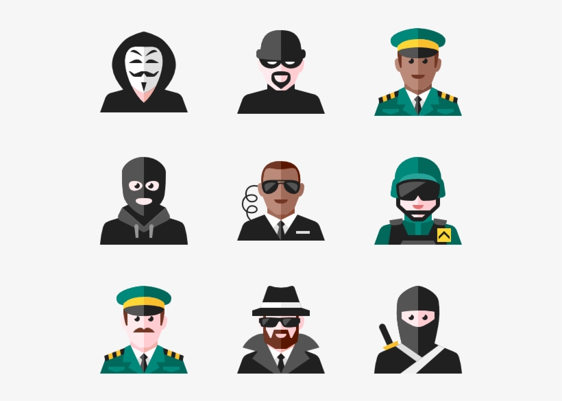 Crime & Protection - Cartoon, transparent png