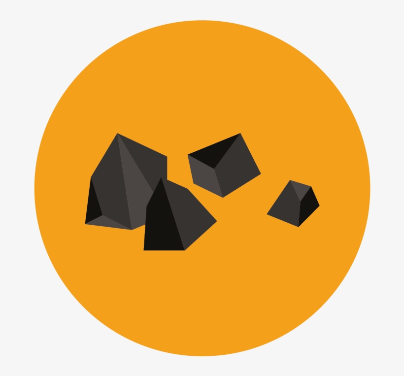 Coal, While Remaining A Cheap Fuel For Power Generation, - Circle, transparent png