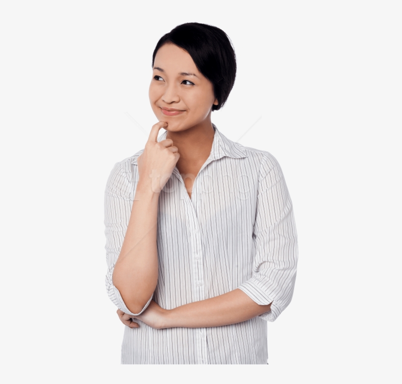 Free Png Women Thinks Png Images Transparent - Stock Photography, transparent png