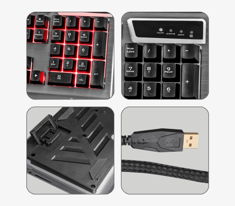 Keyboard & Mouse Combo - Numeric Keypad, transparent png