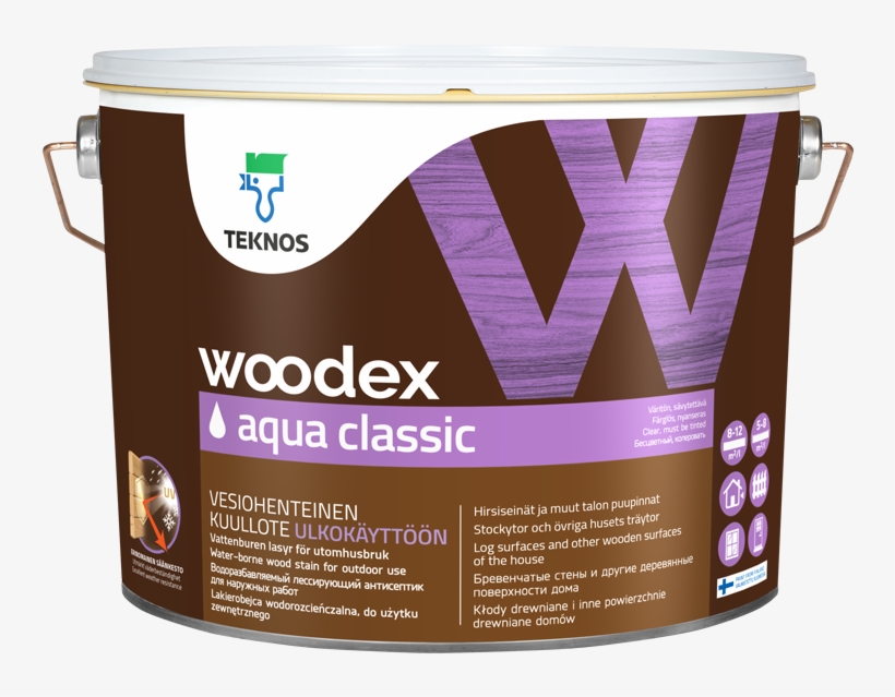 Http - //www - Teknos - Com/en Varnishes And Stains/ - Teknos Woodex Aqua Classic, transparent png