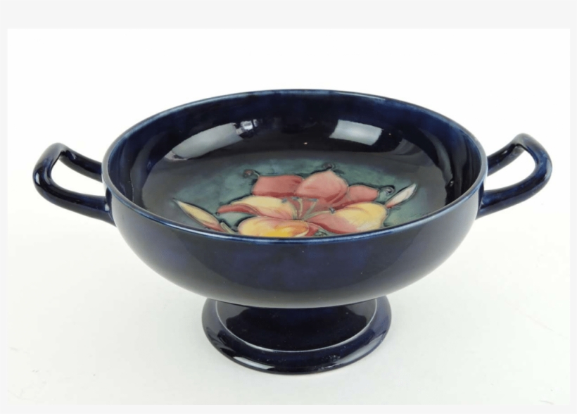 Moorcroft Pottery 'lily' Pattern Fruit Bowl, Circa - Pizza Pan, transparent png
