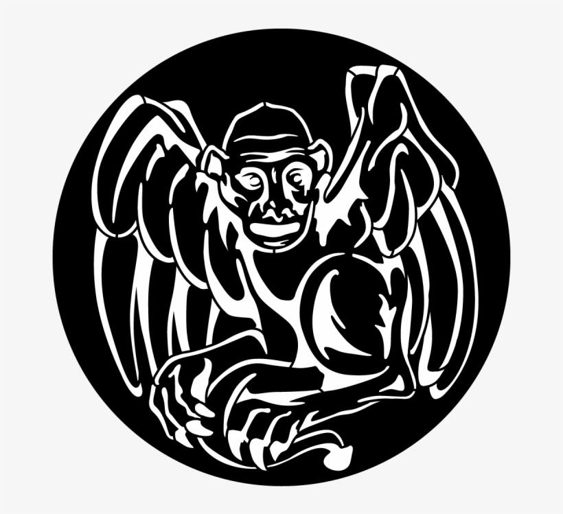 Apollo Gargoyle Sitting Gobo - Illustration, transparent png