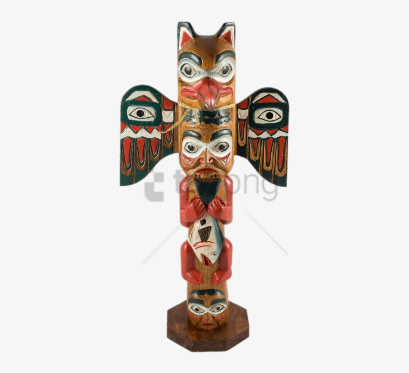 Free Png Eagle Boy Totem Png Images Transparent - Eagle On A Totem Pole, transparent png