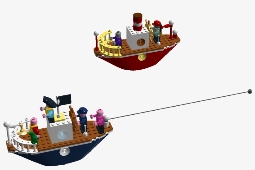 The Big Boat Race - Peppa Pig Custom Lego, transparent png