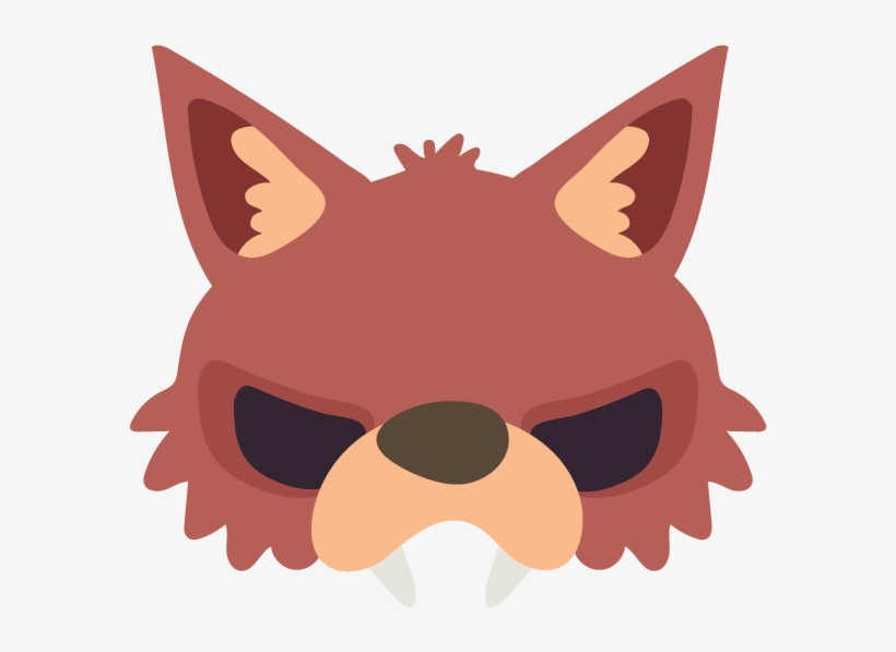 Creepy Werewolf Mask - Mattel, transparent png
