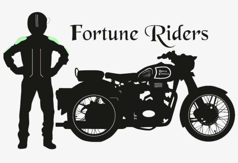 Fortune Riders - Classic 350 Gunmetal Grey, transparent png
